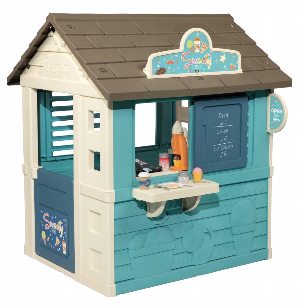 Smoby 810718 Záhradný domček Zmrzlinárna UV lak Sweety Corner